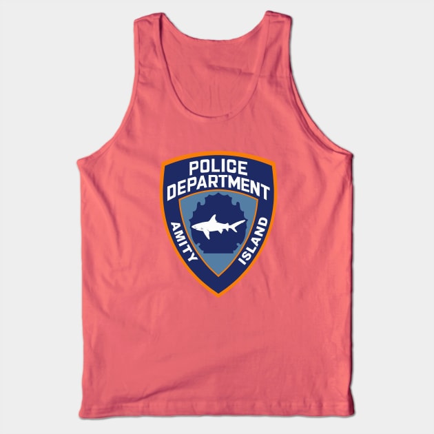 Amity Island police department Tank Top by carloj1956